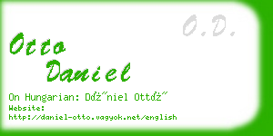 otto daniel business card